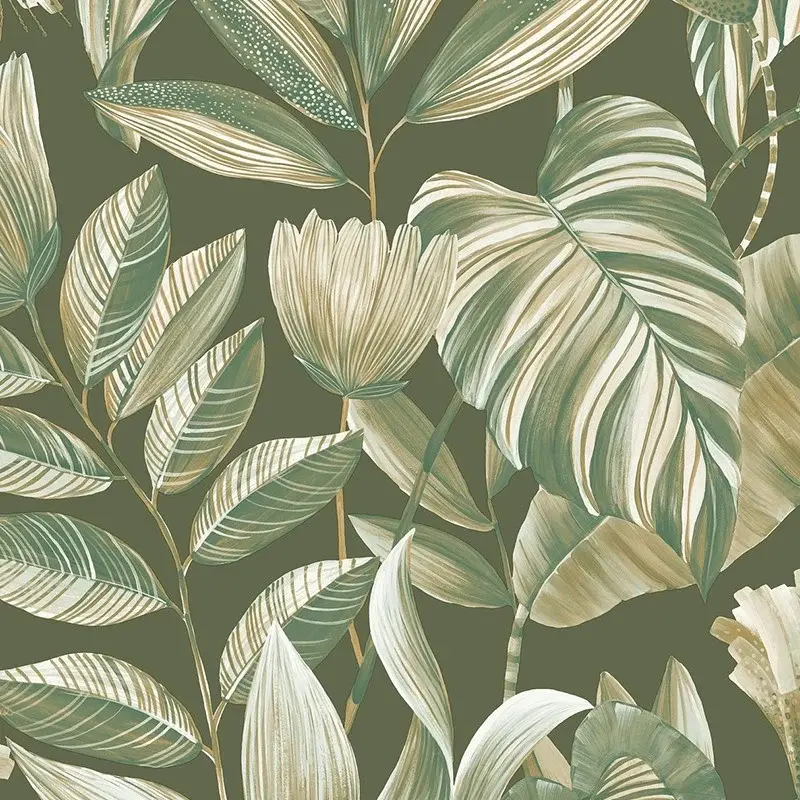 Hooked on Walls Hookedonwalls Ginkgo behang Ikebana 21912