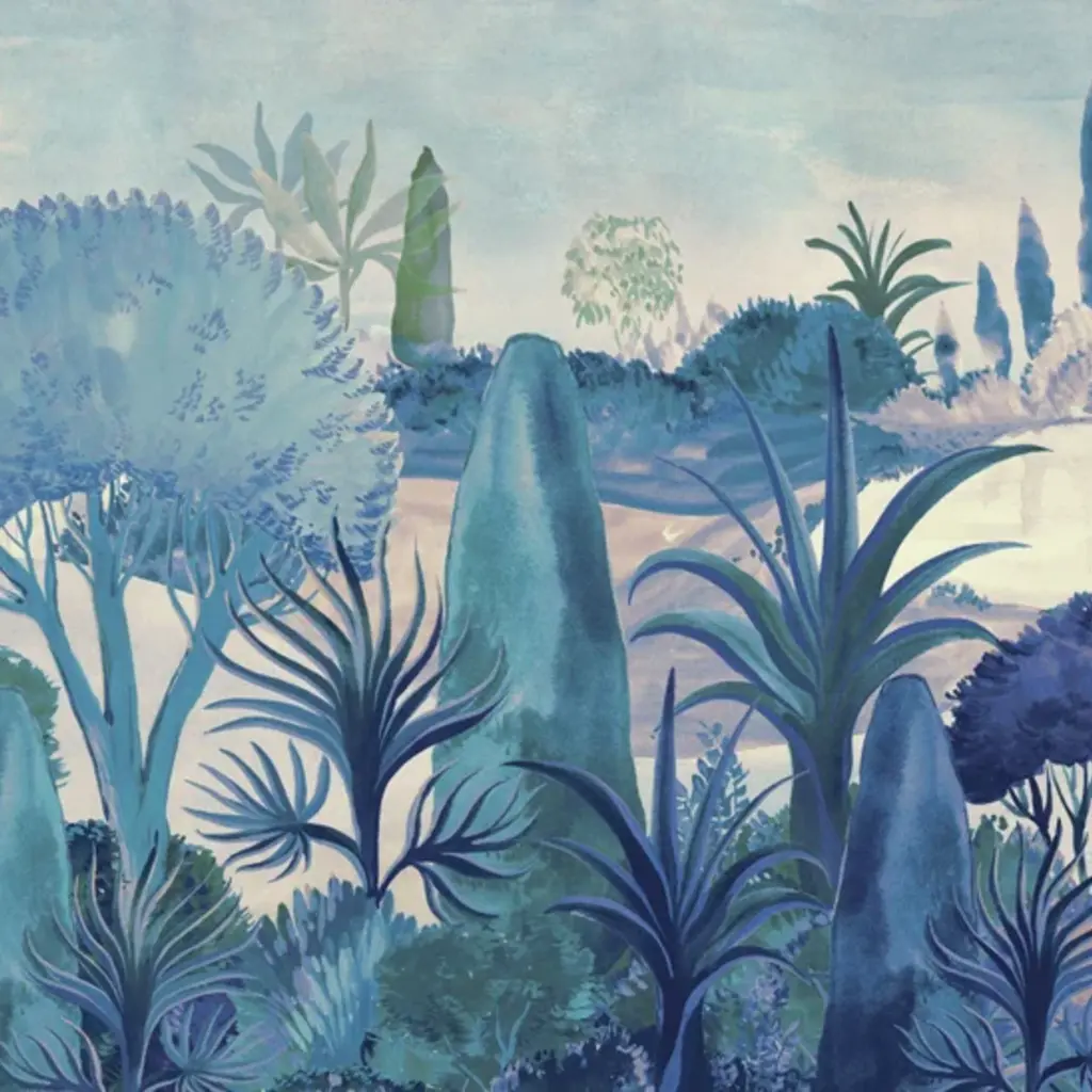 Hooked on Walls Hookedonwalls Martha Corthese Panorama Botanical Landscape 37872