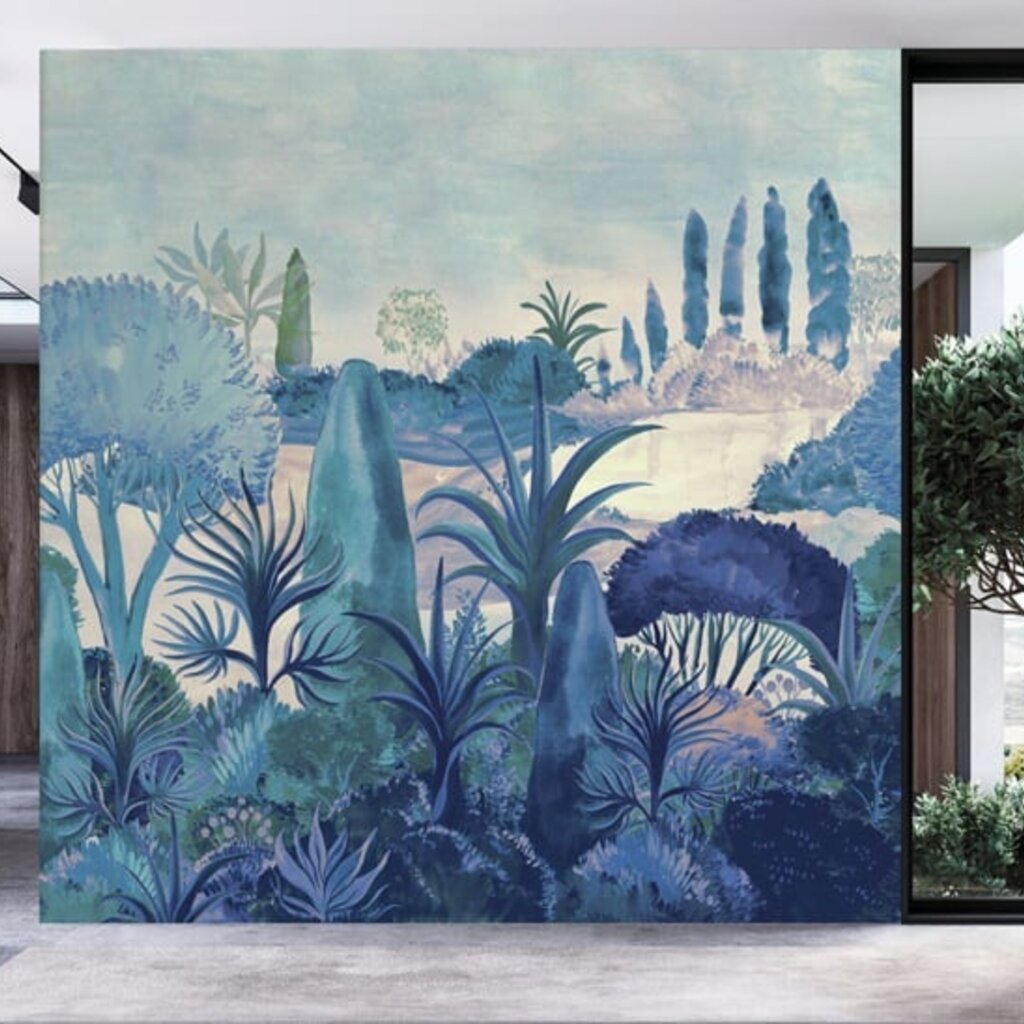 Hooked on Walls Hookedonwalls Martha Corthese Panorama Botanical Landscape 37872