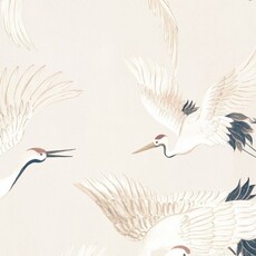 Hooked on Walls Hookedonwalls Martha Corthese behang Cranes 37820