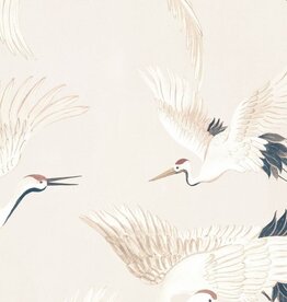 Hooked on Walls Hookedonwalls Martha Corthese behang Cranes 37820