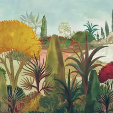 Hooked on Walls Hookedonwalls Martha Corthese Panorama Botanical Landscape 37871