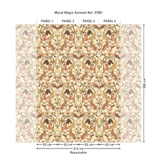 Hooked on Walls Hookedonwalls Martha Corthese Panorama Magic Animals 37851