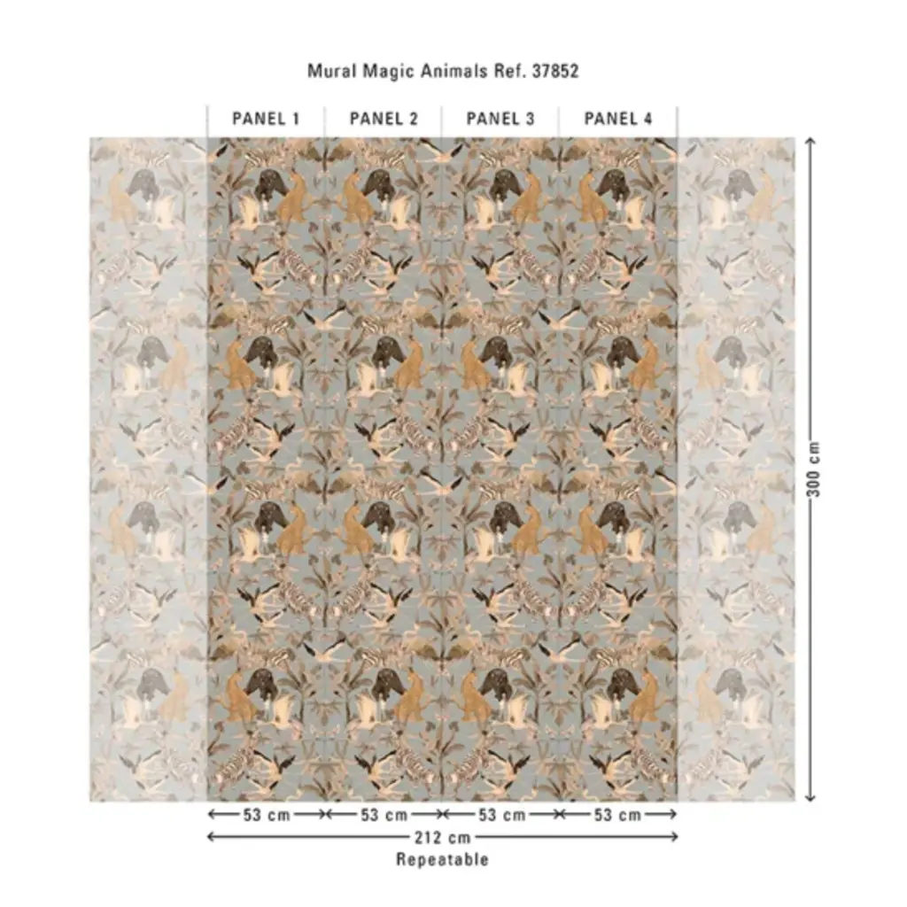 Hooked on Walls Hookedonwalls Martha Corthese Panorama Magic Animals 37852