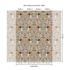 Hooked on Walls Hookedonwalls Martha Corthese Panorama Magic Animals 37852