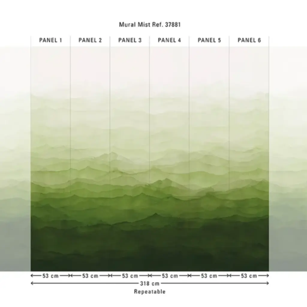 Hooked on Walls Hookedonwalls Martha Corthese Panorama Mist 37881