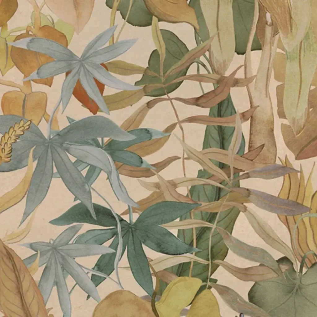 Hooked on Walls Hookedonwalls Martha Corthese Panorama Leaves 37855