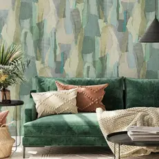 Hooked on Walls Hookedonwalls Aquarel behang Collage 27702