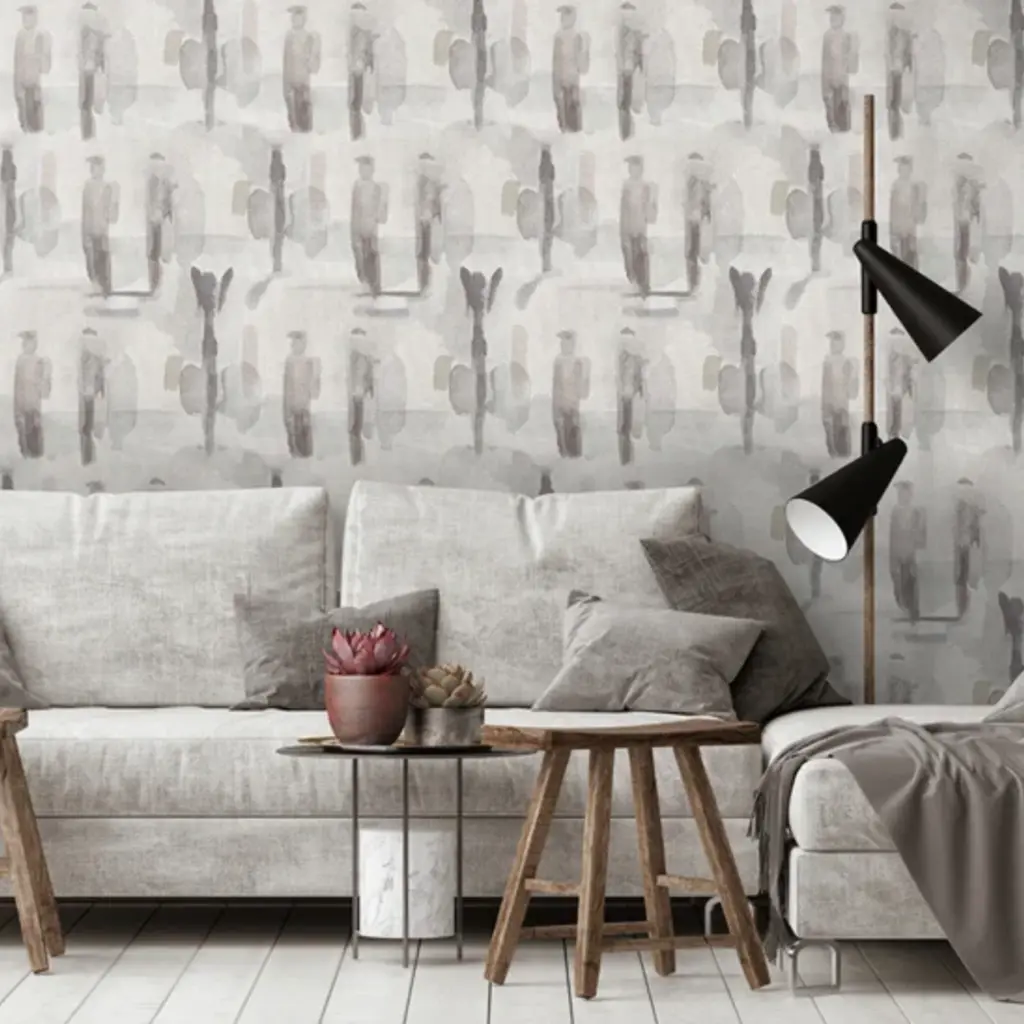 Hooked on Walls Hookedonwalls Aquarel behang Passant 27711