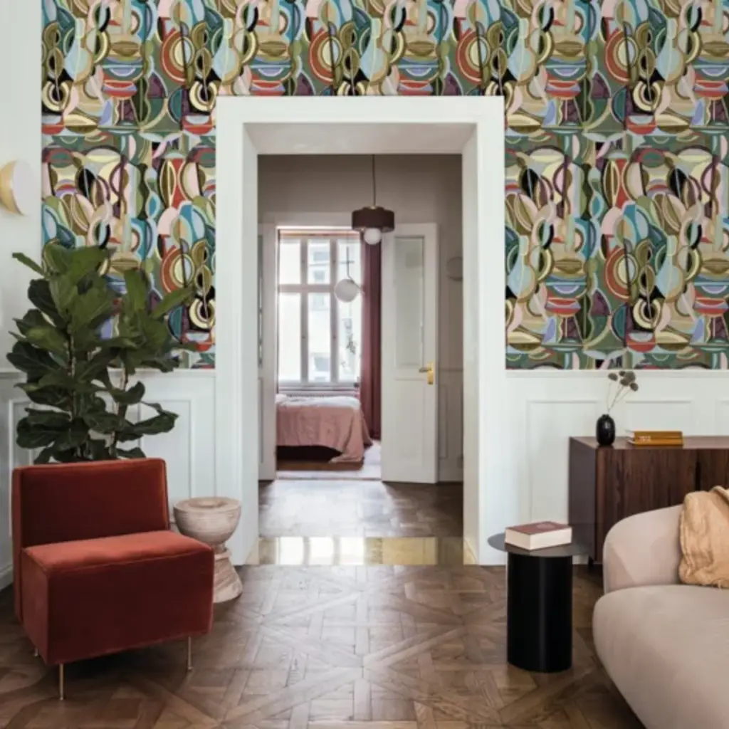 Hooked on Walls Hookedonwalls Linen Lyrics behang Eclecttico 34742