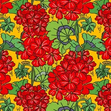 Hooked on Walls Hookedonwalls Enriquezland behang Love Geranei 25505