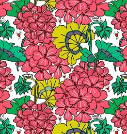 Hooked on Walls Hookedonwalls Enriquezland behang Love Geranei 25506