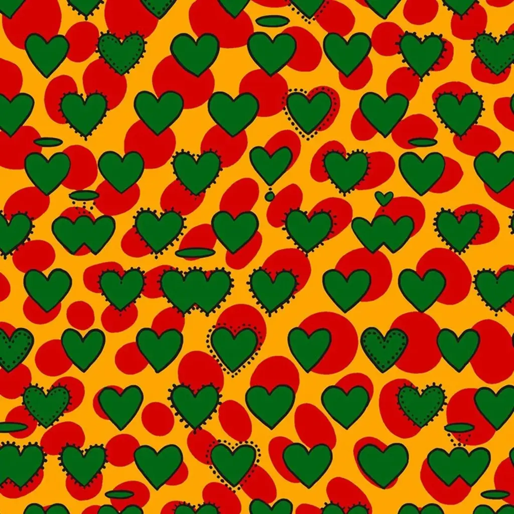 Hooked on Walls Hookedonwalls Enriquezland behang Psyco Cuori 25501