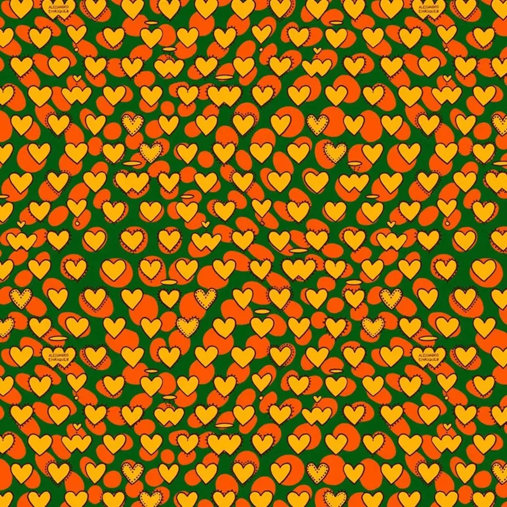 Hooked on Walls Hookedonwalls Enriquezland behang Psyco Cuori 25502