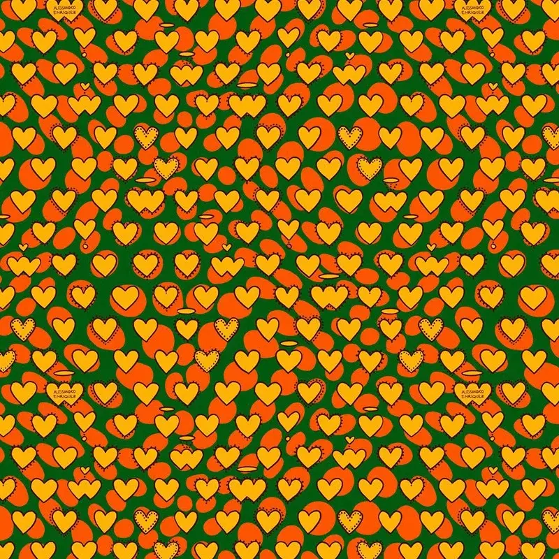 Hooked on Walls Hookedonwalls Enriquezland behang Psyco Cuori 25502