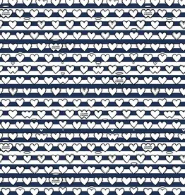 Hooked on Walls Hookedonwalls Enriquezland behang Righe Cuori 25504