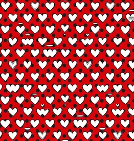 Hooked on Walls Hookedonwalls Enriquezland behang Cuori Pois 25503