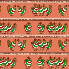 Hooked on Walls Hookedonwalls Enriquezland behang Galline Italine 25511