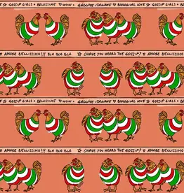 Hooked on Walls Hookedonwalls Enriquezland behang Galline Italine 25511