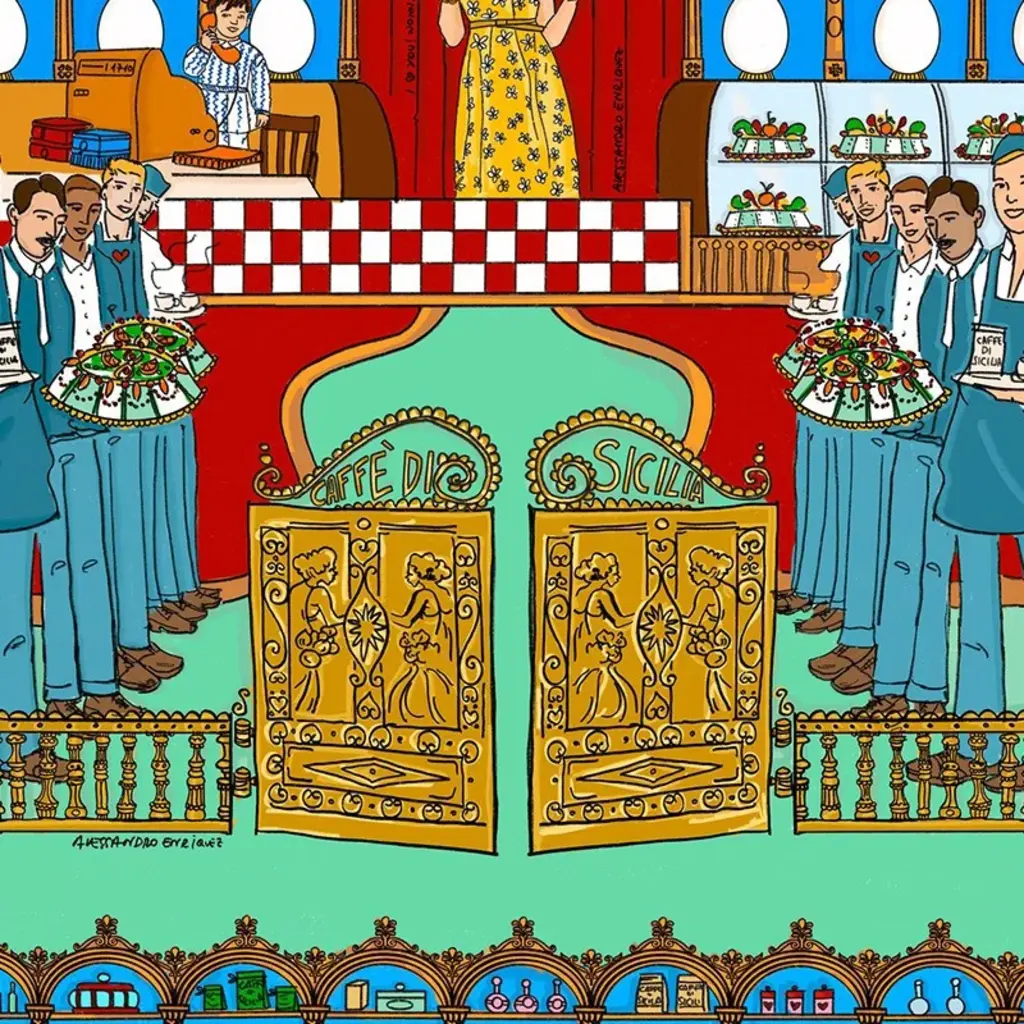 Hooked on Walls Hookedonwalls Enriquezland behang Pasticceria 25534