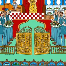 Hooked on Walls Hookedonwalls Enriquezland behang Pasticceria 25534