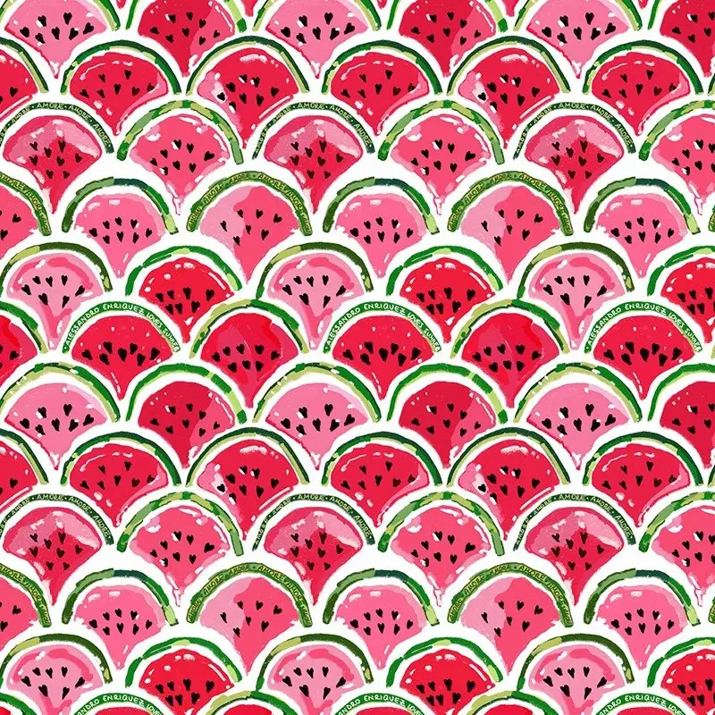 Hooked on Walls Hookedonwalls Enriquezland behang Peace of Melon 25542