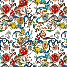 Hooked on Walls Hookedonwalls Enriquezland behang Pizza Margherita 25545