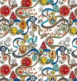Hooked on Walls Hookedonwalls Enriquezland behang Pizza Margherita 25545