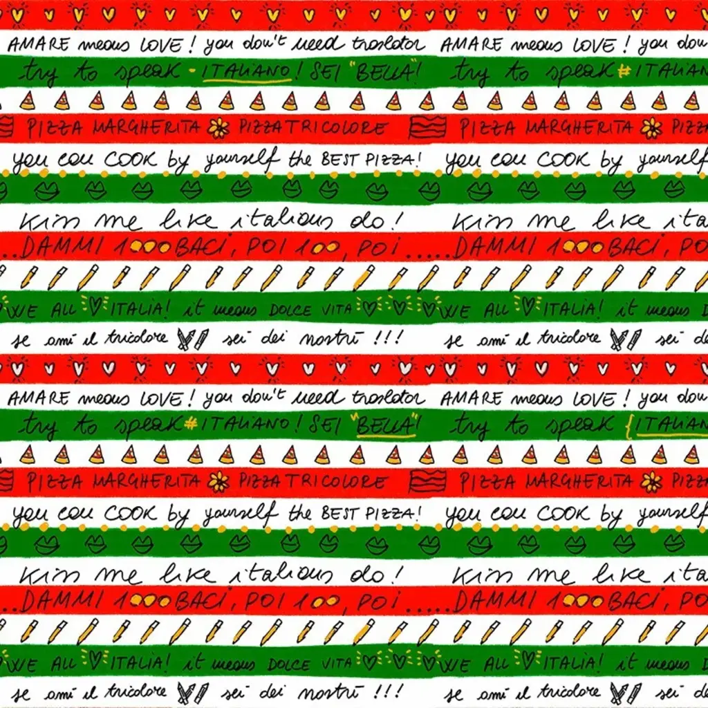 Hooked on Walls Hookedonwalls Enriquezland behang Viva L'Italia 25546