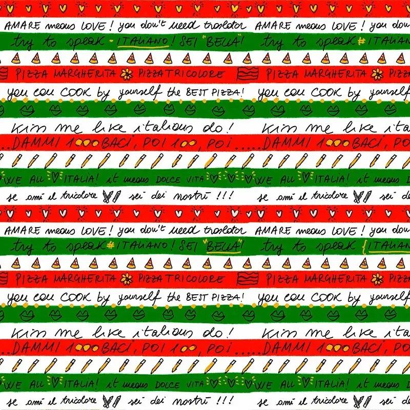 Hooked on Walls Hookedonwalls Enriquezland behang Viva L'Italia 25546