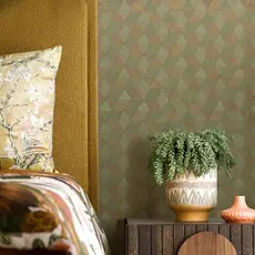 Hooked on Walls Hookedonwalls JV 602 Jaipur behang Triangles Tropicales 6834