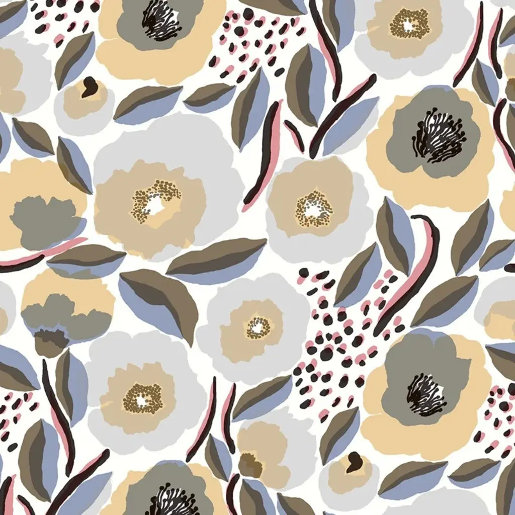 Hooked on Walls Hookedonwalls Marimekko behang Rosarium 25156