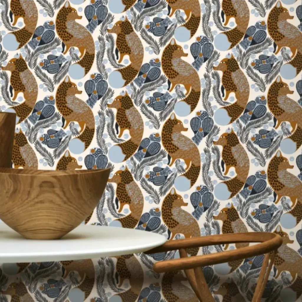 Hooked on Walls Hookedonwalls Marimekko behang Ketunmarja 25175