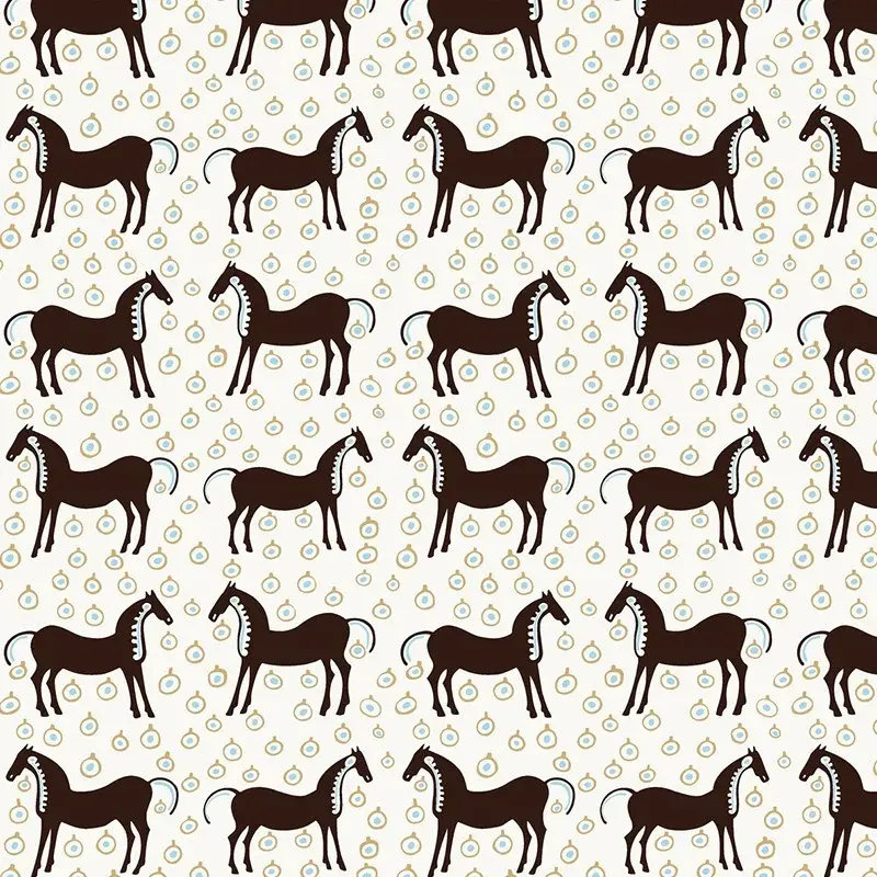 Hooked on Walls Hookedonwalls Marimekko behang Musta Tamma 25171