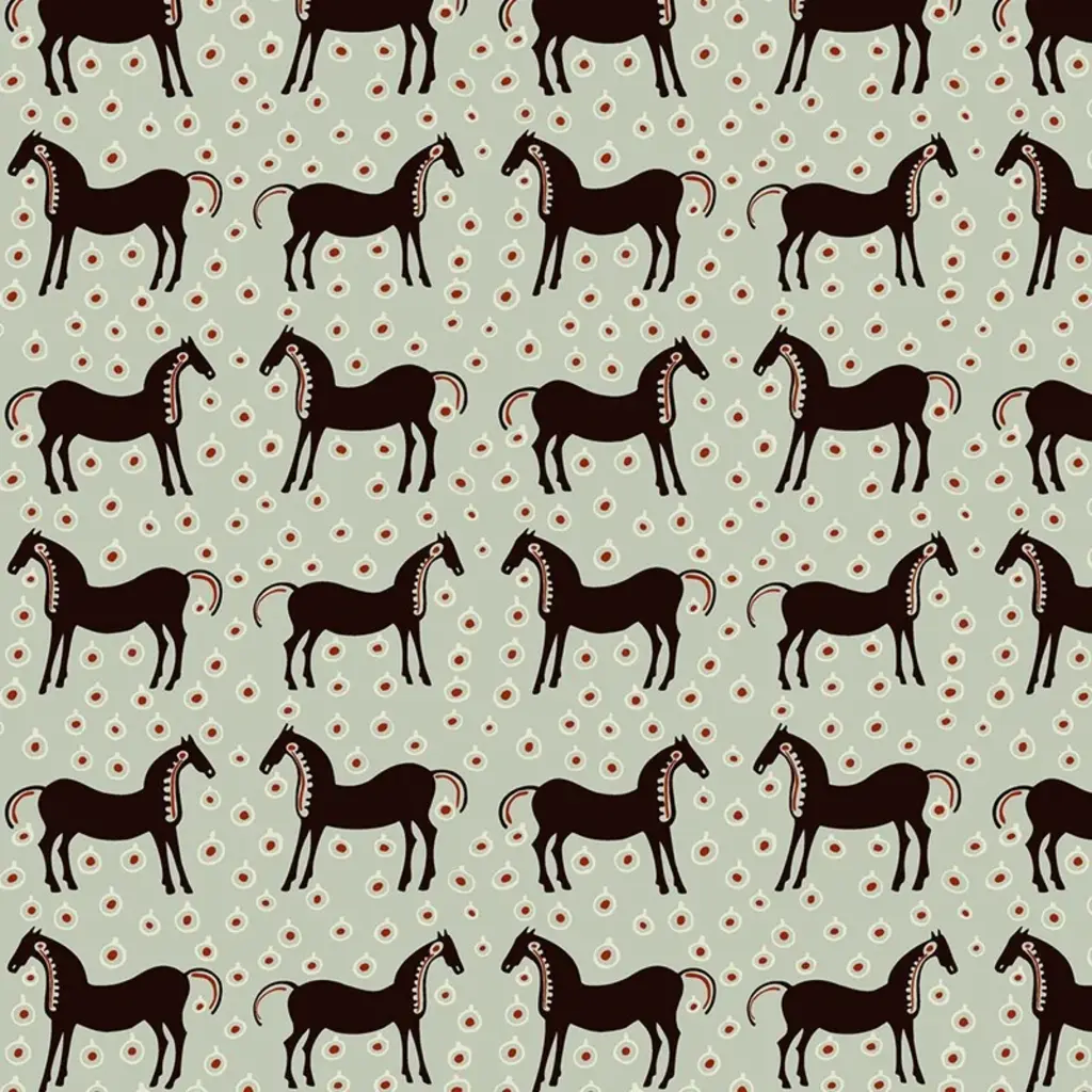 Hooked on Walls Hookedonwalls Marimekko behang Musta Tamma 25172