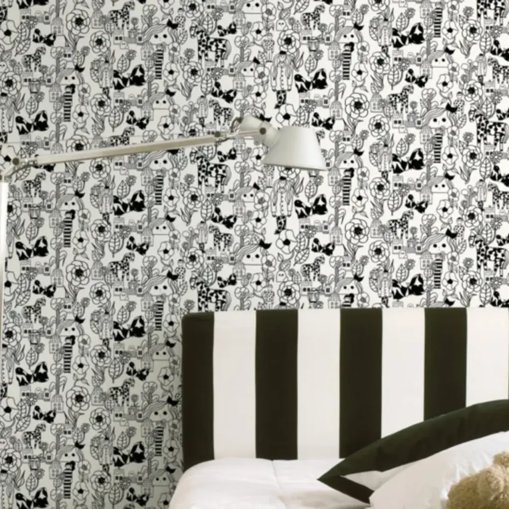 Hooked on Walls Hookedonwalls Marimekko behang Marikyla 25166