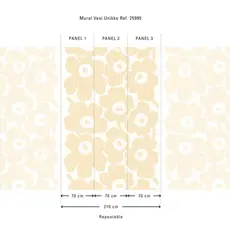 Hooked on Walls Hookedonwalls Marimekko Vol. 07 Panorama Vesi Unikko 25995