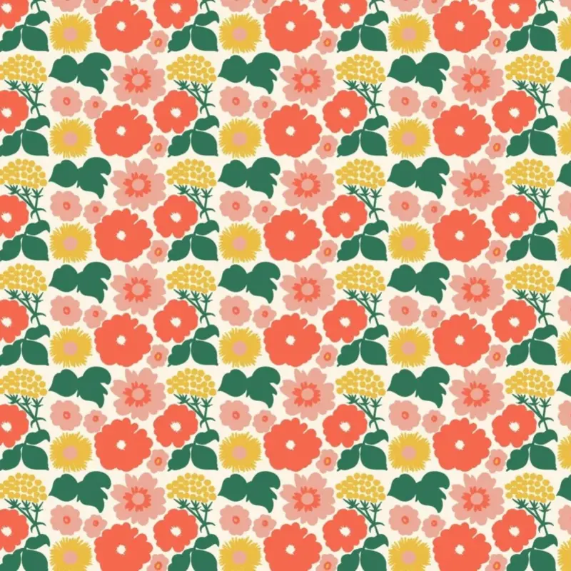 Hooked on Walls Hookedonwalls Marimekko Vol. 07 behang Kukakatori 25932