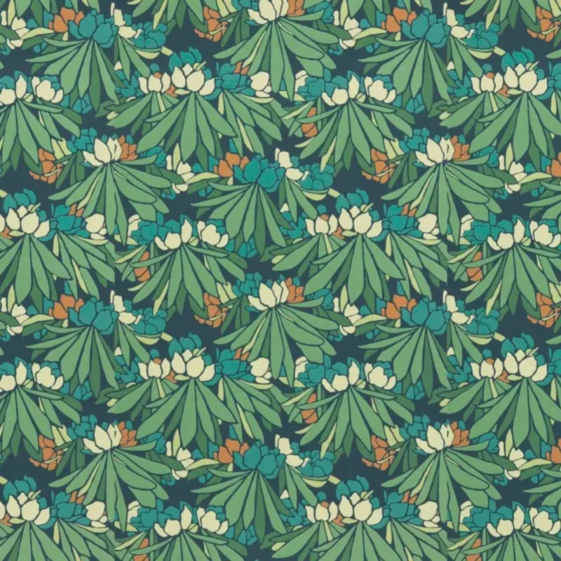 Hooked on Walls Hookedonwalls Young Traditionals behang Rhododendron 27827