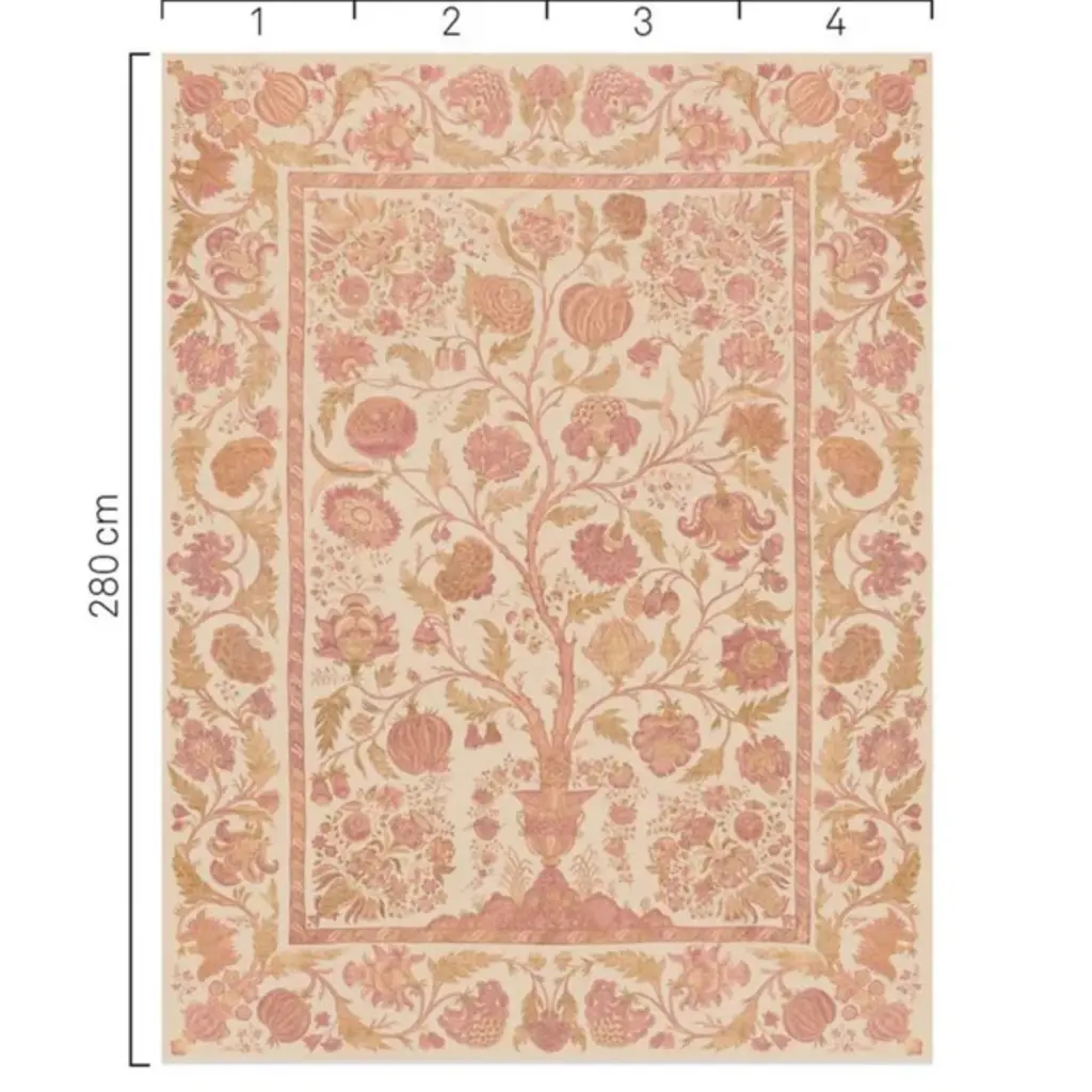 Eijffinger Eijffinger Amber Mural Tree of Life Old Pink 350684