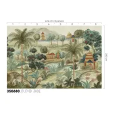 Eijffinger Eijffinger Amber Mural Majestic Garden Jade 350680