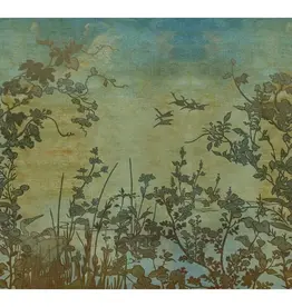 Eijffinger Eijffinger Emerald Wallpower Cranes at Dawn Blue 333471