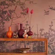 Eijffinger Eijffinger Emerald Wallpower Cranes at Dawn Marsala 333472