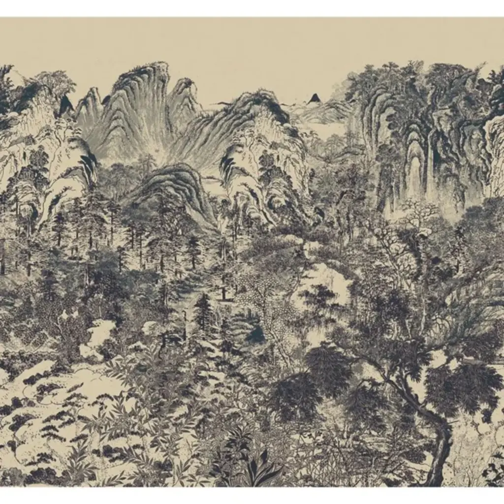 Eijffinger Eijffinger Emerald Wallpower Misty Mountain Indigo 333475