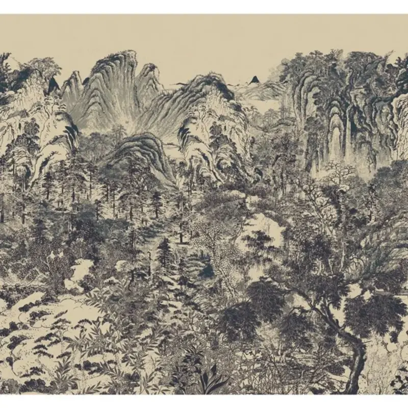 Eijffinger Eijffinger Emerald Wallpower Misty Mountain Indigo 333475