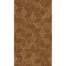 Eijffinger Eijffinger Gilded Wallpower Veneer Diamonds Mahognany 340181