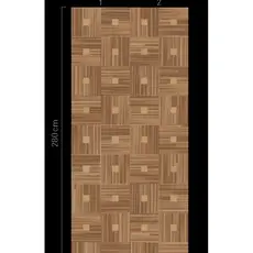 Eijffinger Eijffinger Gilded Wallpower Veneer Blocks Camel 340182