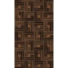 Eijffinger Eijffinger Gilded Wallpower Veneer Blocks Chocolate 340183