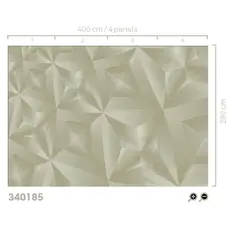 Eijffinger Eijffinger Gilded Wallpower Crystal Sage 340185