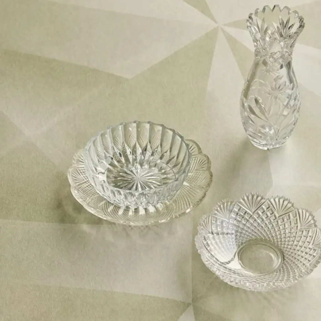 Eijffinger Eijffinger Gilded Wallpower Crystal Left Sage 340188